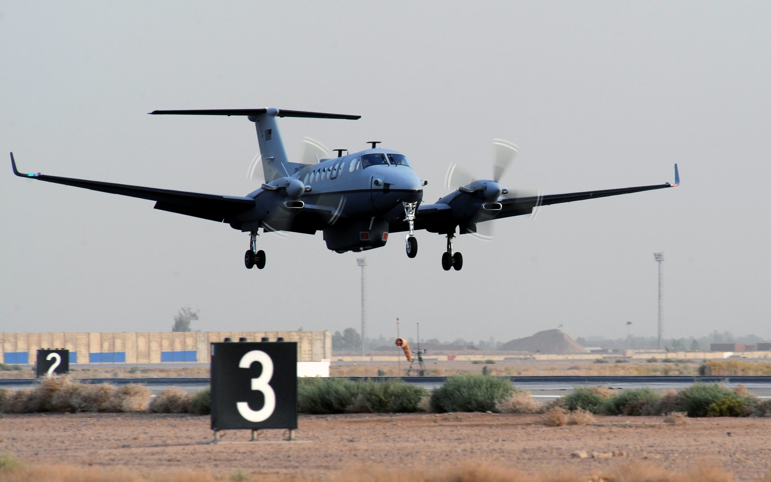 The MC-12 Liberty aircraft is the Air Force's newest intelligence, surveillance and reconnaissance platform. It is a medium-altitude manned special-mission turbo prop aircraft that supports coalition and joint ground forces. (U.S. Air Force photo/Senior Airman Tiffany Trojca)