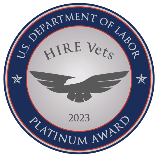 2023 HIRE Vets Platinum Award