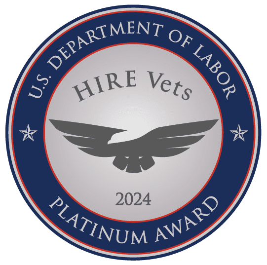 2024 HIRE Vets Platinum Award